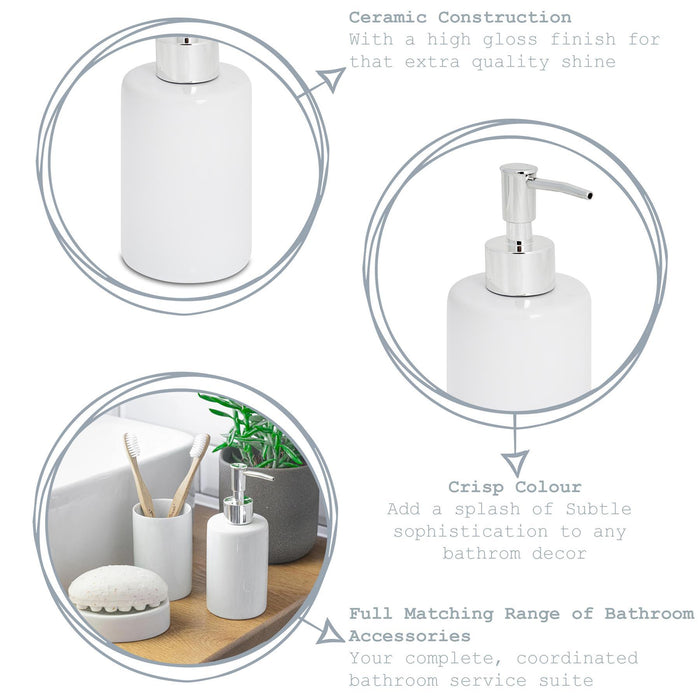 Ceramic Liquid Soap Dispenser