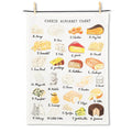CHEESE ALPHABET KITCHEN TOWEL