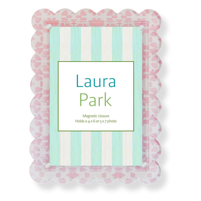 CHINTZ ROSE ACRYLIC PICTURE FRAME