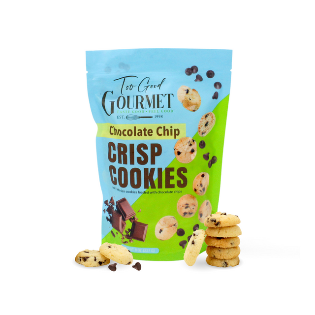 CHOCOLATE CHIP CRISP COOKIES, 3oz