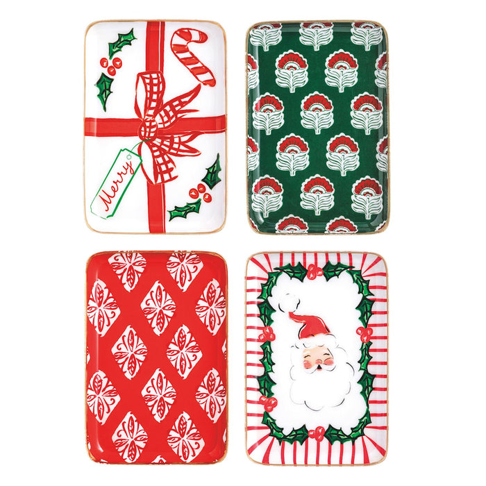 CHRISTMAS TIDBIT METAL PLATE