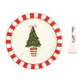 CHRISTMAS TREE COOKIE PLATE & SPATULA