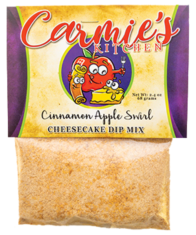 CINNAMON APPLE SWIRL CHEESECAKE DIP