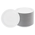 Classic White Buffet Dinner Plates - 23cm - Pack of 24