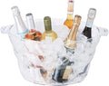 CLEAR OVAL PARTY TUB