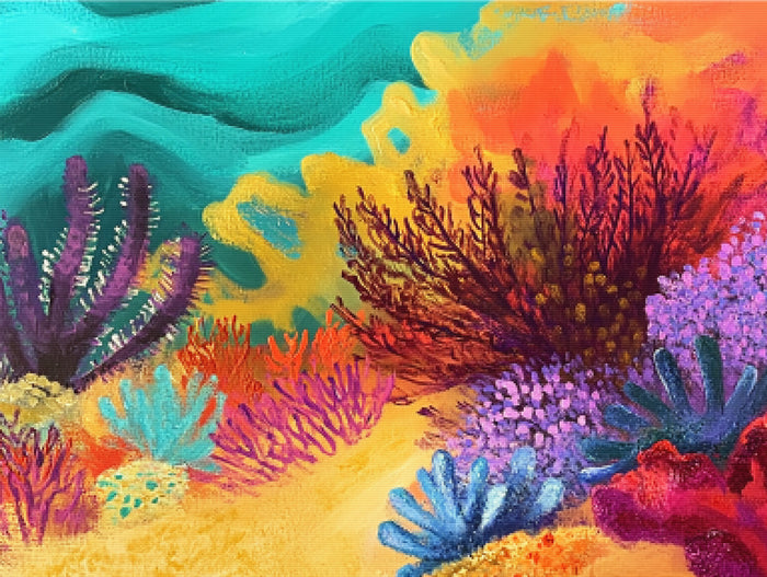 Colorful Desert Mirage
