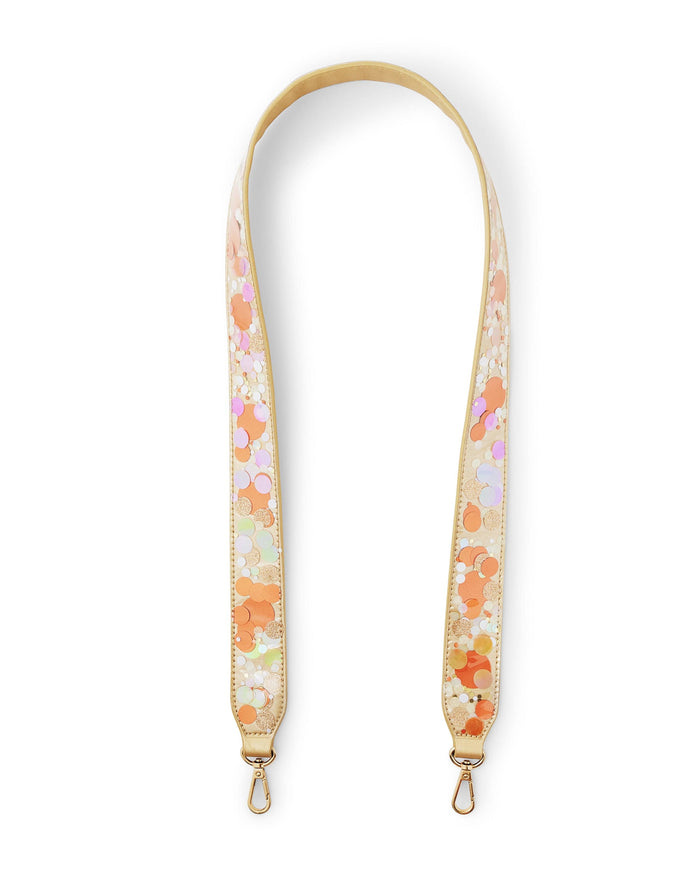 Confetti Removable Strap- Orange Burst