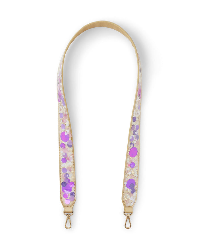 Confetti Removable Strap- Purple Crush