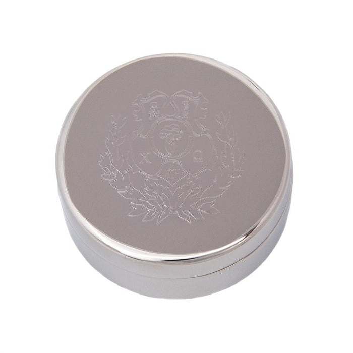 Crest Circle Pin Box- Chi Omega