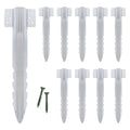 Deluxe Galvanised Steel Railway Sleeper Brackets - 40cm - Pack of 10