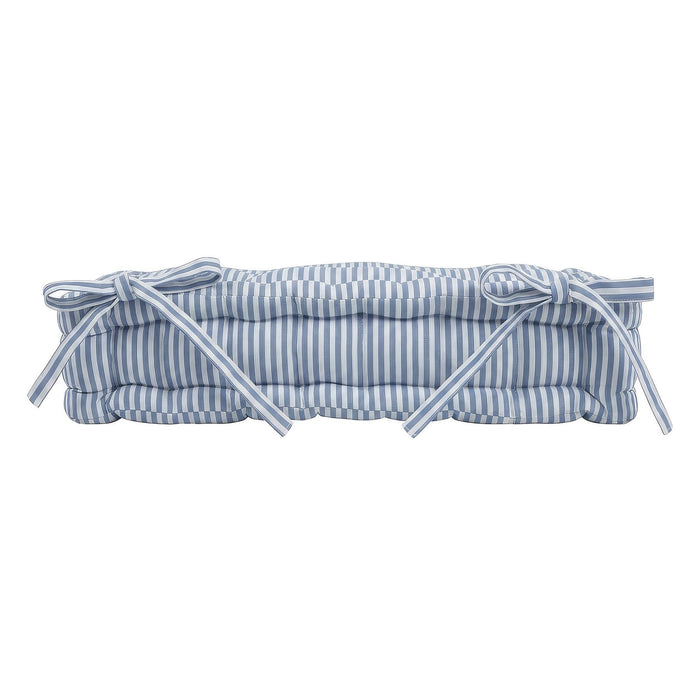 Deluxe Square Seat Pad - 40 x 40cm - Blue Stripe