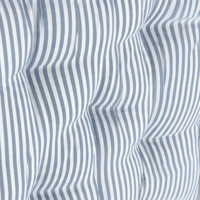 Deluxe Square Seat Pad - 40 x 40cm - Grey Stripe