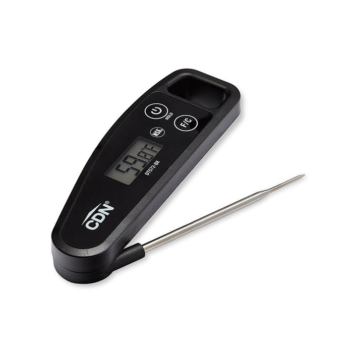 DIGITAL FOLDING THERMOMETER, BLACK