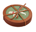 DOG EMBROIDERED ICON COASTER