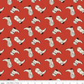 Double Sided Cotton Blanket - Wild Rose Boots Red Cotton