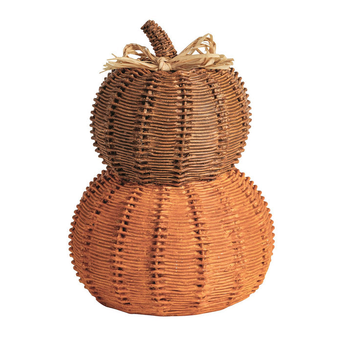 DOUBLE WOVEN RESIN PUMPKINS