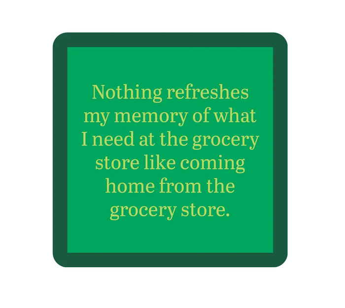 Drinks on Me Coaster - Grocery Store - Findlay Rowe Designs