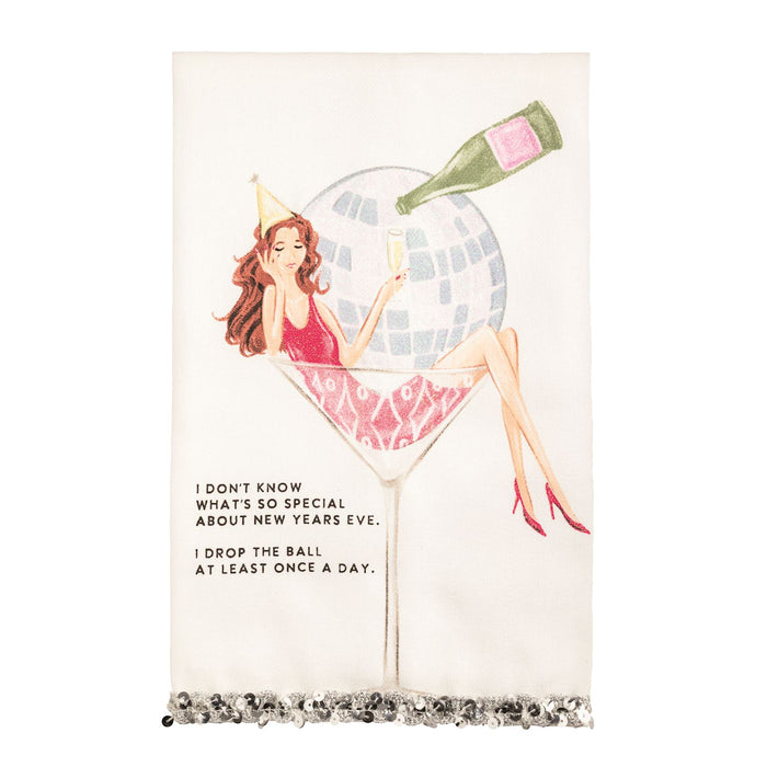 DROP THE BALL NYE TOWEL
