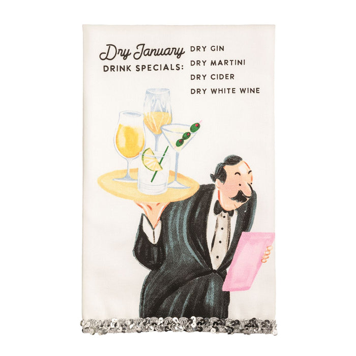 DRY JANUARY NYE TOWEL