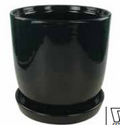 Eastham Egg Pot: Glossy Black