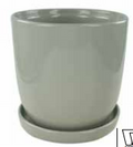 Eastham Egg Pot: Glossy Gray