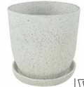 Eastham Egg Pot: White Terrazzo