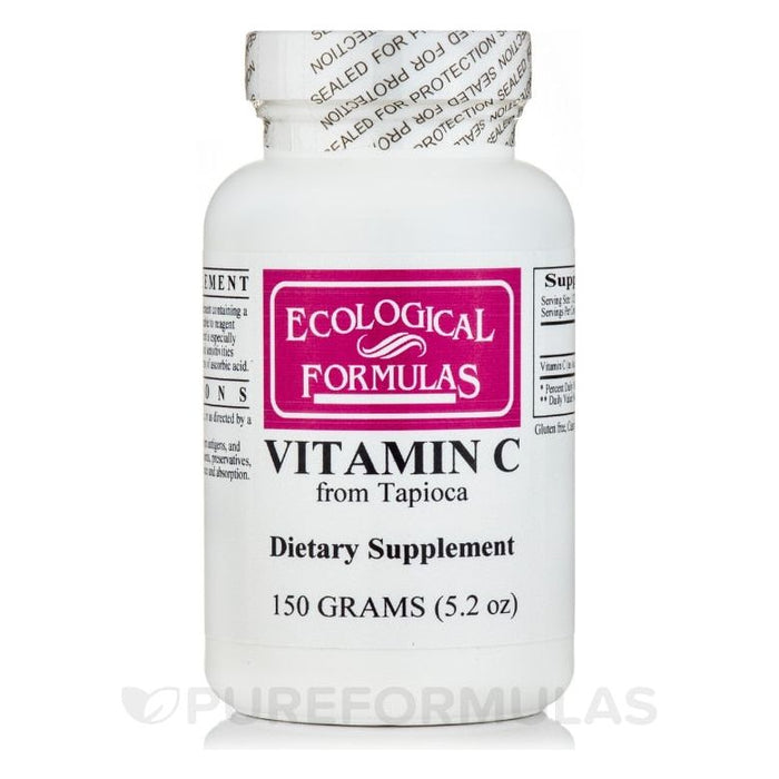 Ecological Formulas Vitamin C From Tapioca 150 Grams (2 bottles) - The Oasis of Health