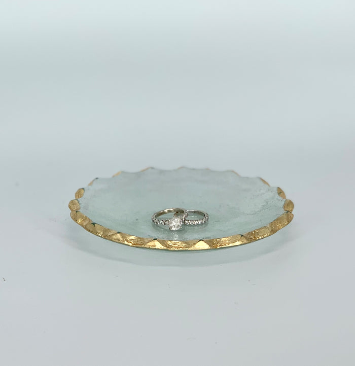FAIRBANKS TIDBIT DISH, GOLD