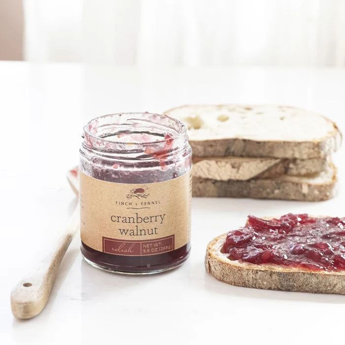 FINCH + FENNEL CRANBERRY WALNUT RELISH