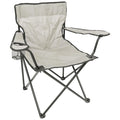 Folding Beige Canvas Camping Chair