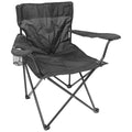 Folding Black Canvas Camping Chair