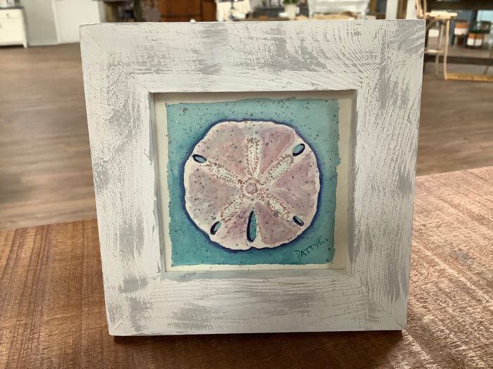 Framed watercolor picture