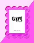 FUCHSIA ACRYLIC SCALLOP PICTURE FRAME