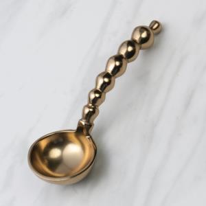 GILDED BEADED SPOON/SCOOP