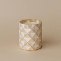 GILDED PEAR GOLD GEOMETRIC CANDLE