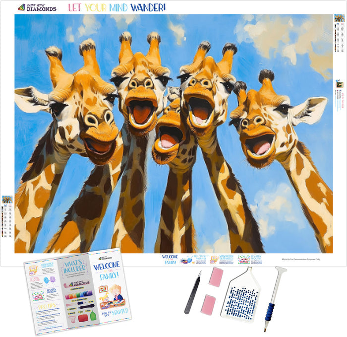 Giraffe Selfie Squad