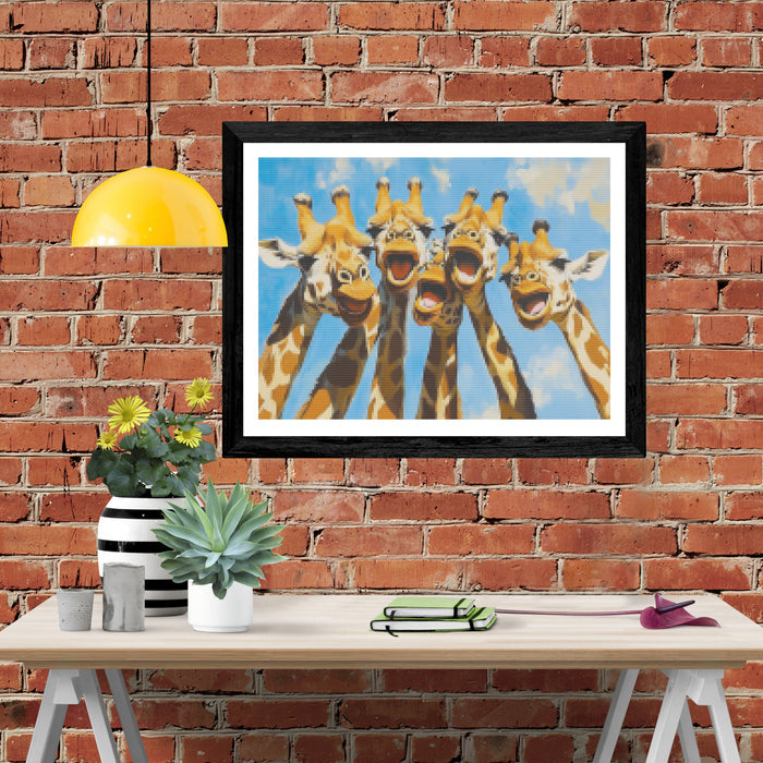 Giraffe Selfie Squad