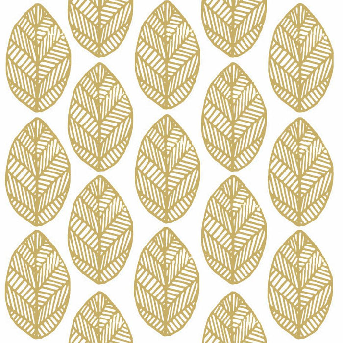 GOLD LEAVES LUNCH NAPKIN
