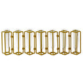 GOLD SMALL HINGED FLOWER VASE