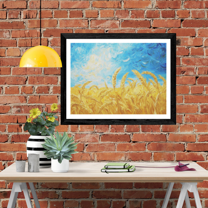 Golden Wheatfields in the Breeze