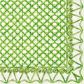 GREEN BOTANICAL CANE COCKTAIL NAPKIN