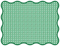 GREEN CANE RATTAN TRELLIS PAPER PLACEMAT