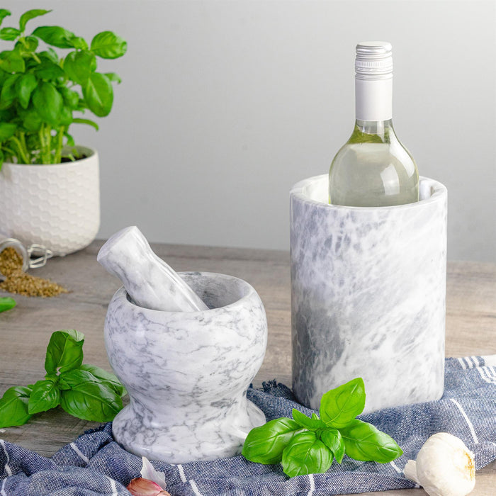 Grey Marble Wine Cooler