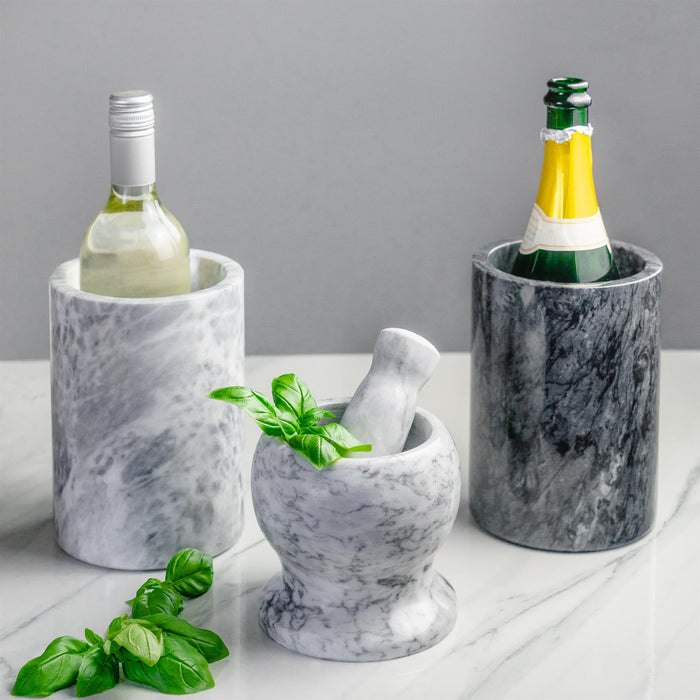 Grey Marble Wine Cooler