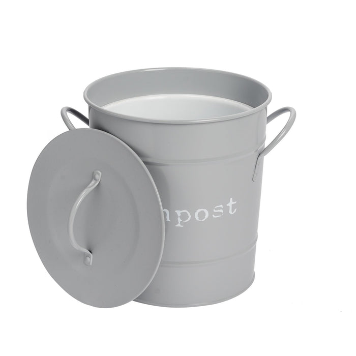 Grey Vintage Compost Bin