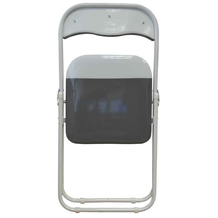 Grey Wave Padded Folding Chair - Pack of Six