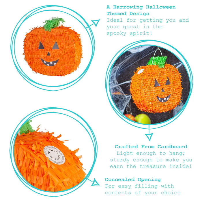 Halloween Large Pumpkin Pinata Party Set