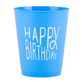 HAPPY BIRTHDAY BLUE FROST FLEX CUP