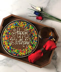 HAPPY BIRTHDAY CHOCOLATE PIZZA