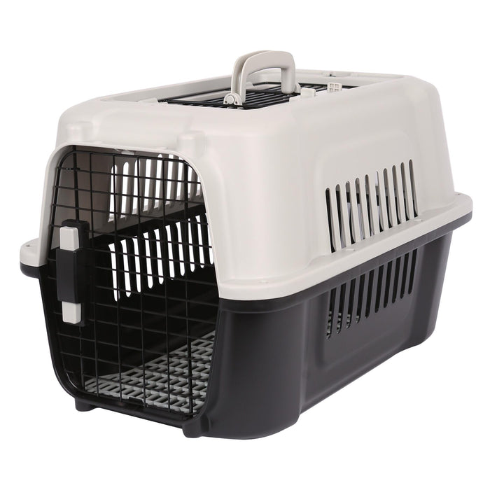 Hard-Sided Cat Carrier - Large - Grey/Black